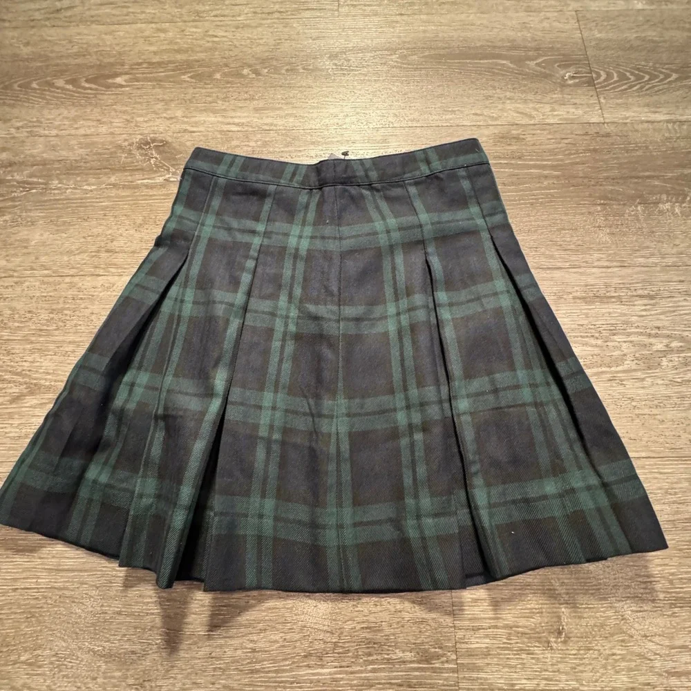 Tommy Hilfiger Skirt Girls 8 Tartan Plaid Rayon School Uniform Pleated Preppy